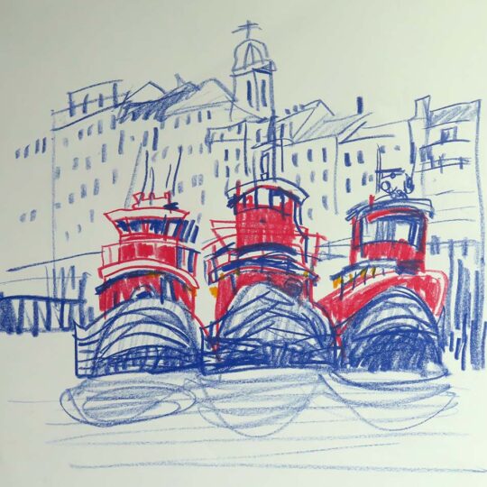 Waiting in the Harbor, Portsmouth NH