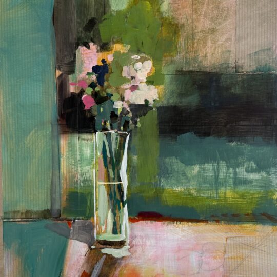 Bouquet and Mirror Reflection