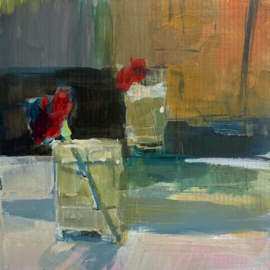 Carnation Reflection